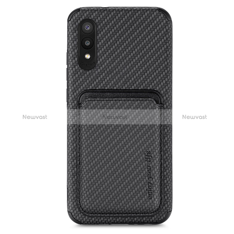 Ultra-thin Silicone Gel Soft Case Cover with Magnetic S02D for Samsung Galaxy A02