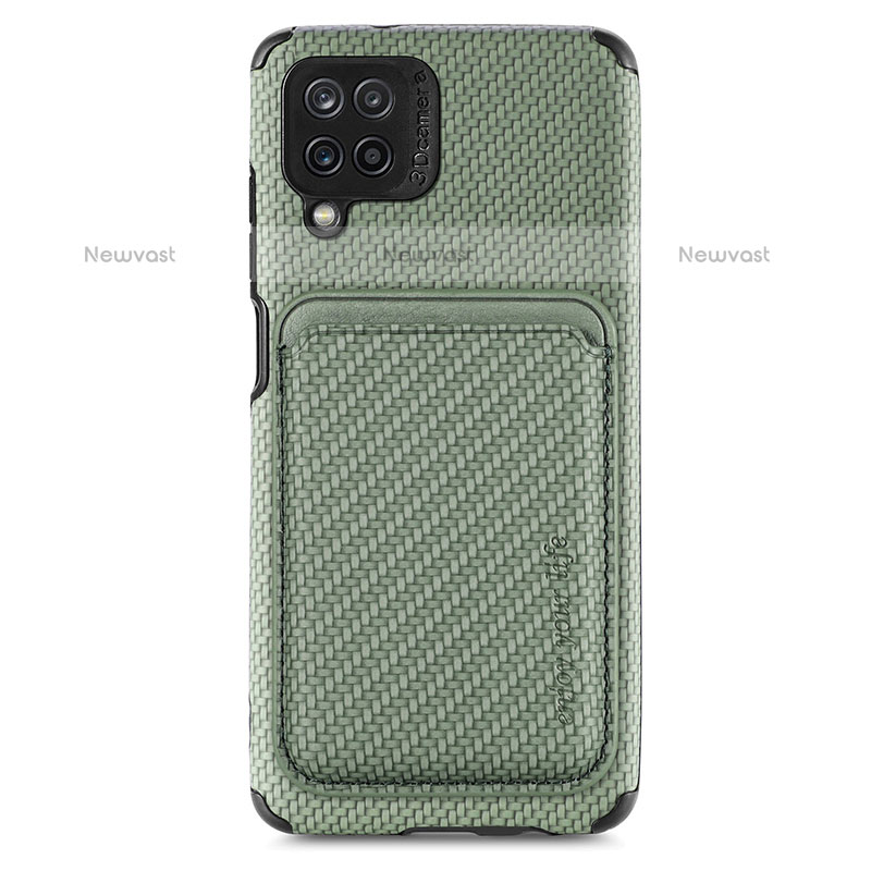 Ultra-thin Silicone Gel Soft Case Cover with Magnetic S02D for Samsung Galaxy A12