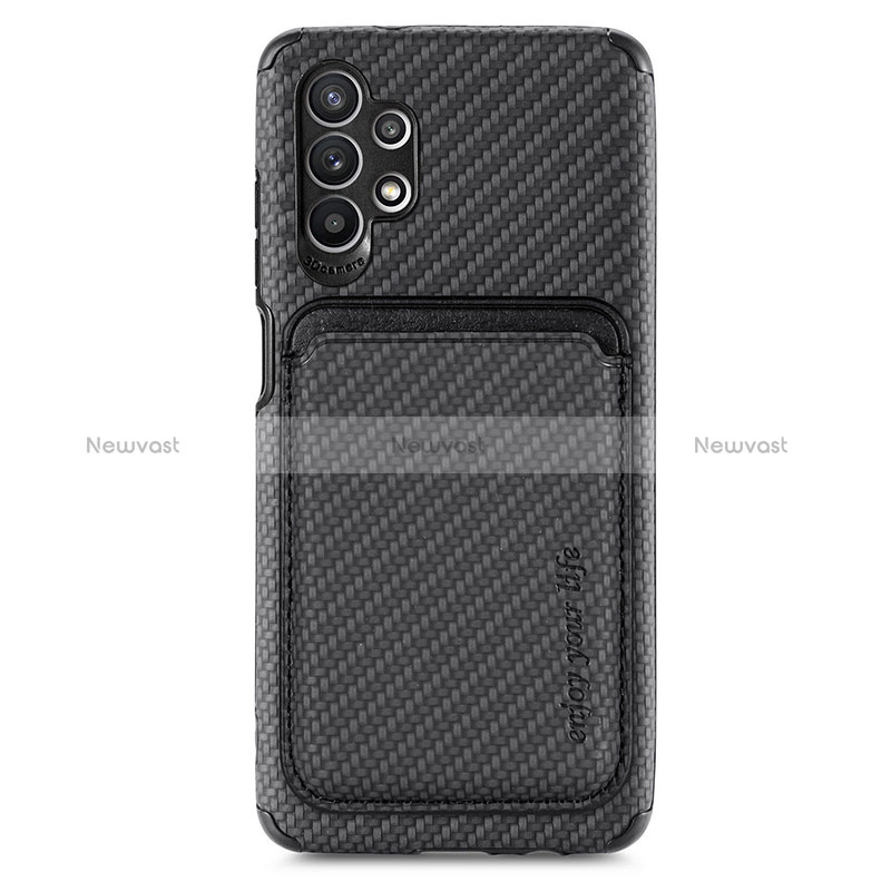 Ultra-thin Silicone Gel Soft Case Cover with Magnetic S02D for Samsung Galaxy A32 4G