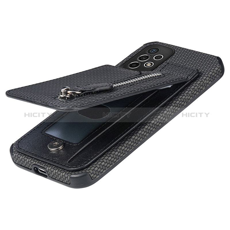 Ultra-thin Silicone Gel Soft Case Cover with Magnetic S02D for Samsung Galaxy A53 5G