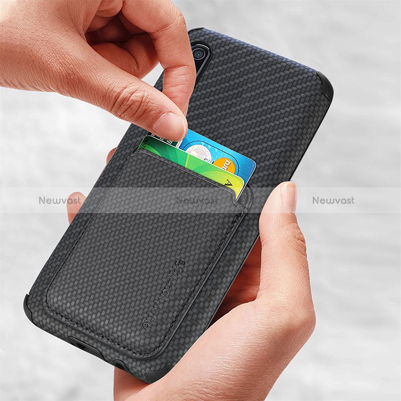 Ultra-thin Silicone Gel Soft Case Cover with Magnetic S02D for Samsung Galaxy A70