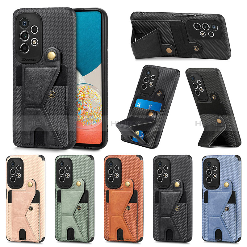 Ultra-thin Silicone Gel Soft Case Cover with Magnetic S02D for Samsung Galaxy A73 5G