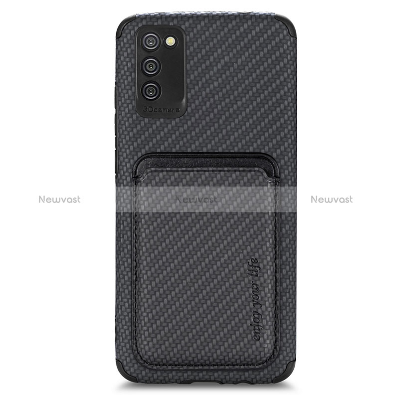 Ultra-thin Silicone Gel Soft Case Cover with Magnetic S02D for Samsung Galaxy F02S SM-E025F