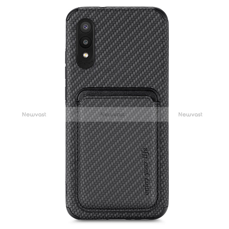 Ultra-thin Silicone Gel Soft Case Cover with Magnetic S02D for Samsung Galaxy M02