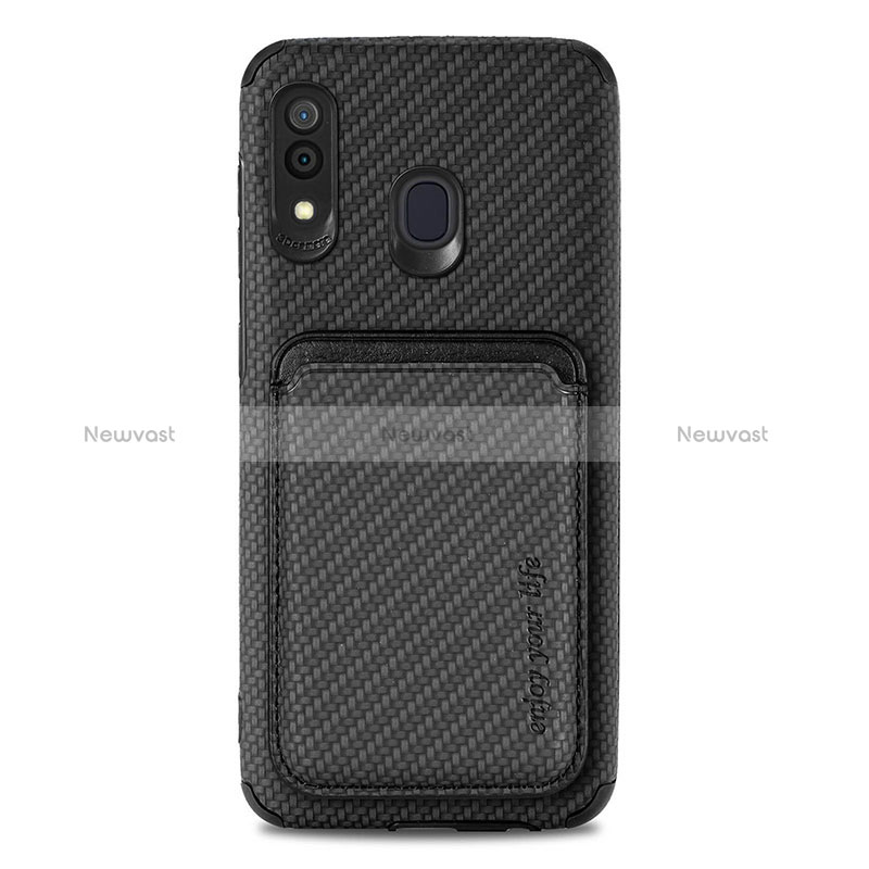 Ultra-thin Silicone Gel Soft Case Cover with Magnetic S02D for Samsung Galaxy M10S