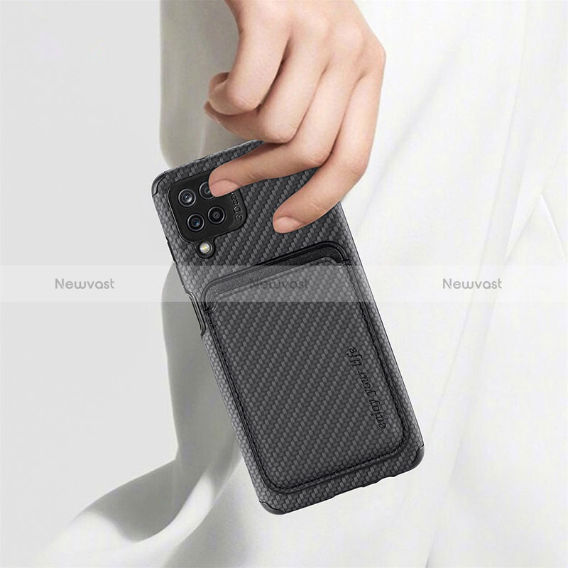 Ultra-thin Silicone Gel Soft Case Cover with Magnetic S02D for Samsung Galaxy M12