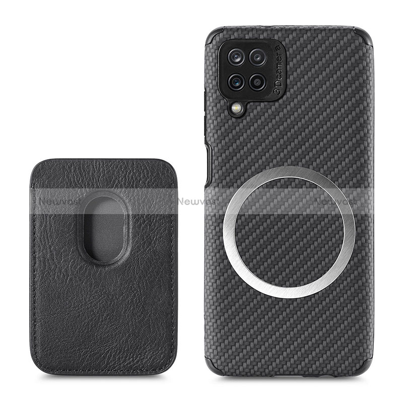 Ultra-thin Silicone Gel Soft Case Cover with Magnetic S02D for Samsung Galaxy M12