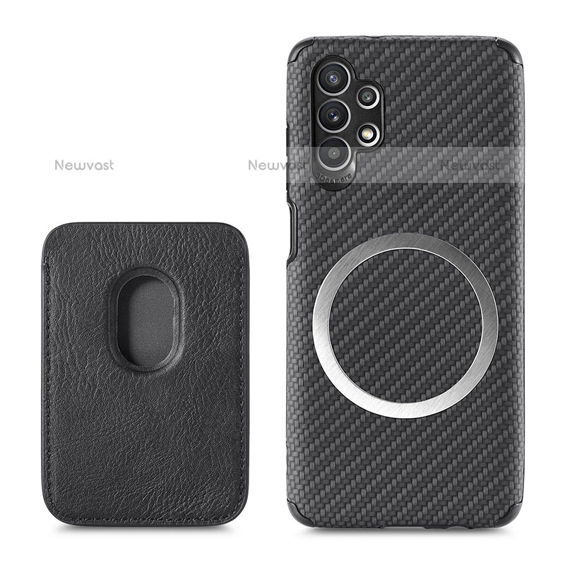 Ultra-thin Silicone Gel Soft Case Cover with Magnetic S02D for Samsung Galaxy M32 5G