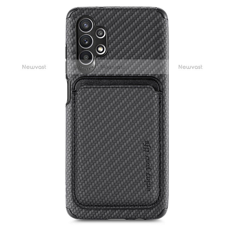 Ultra-thin Silicone Gel Soft Case Cover with Magnetic S02D for Samsung Galaxy M32 5G