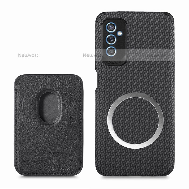 Ultra-thin Silicone Gel Soft Case Cover with Magnetic S02D for Samsung Galaxy M52 5G