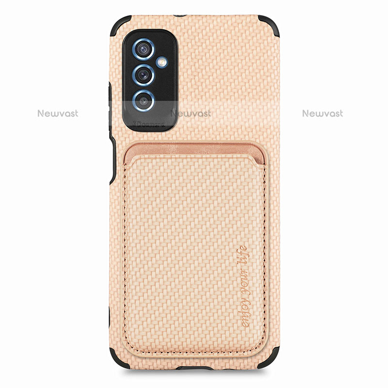 Ultra-thin Silicone Gel Soft Case Cover with Magnetic S02D for Samsung Galaxy M52 5G