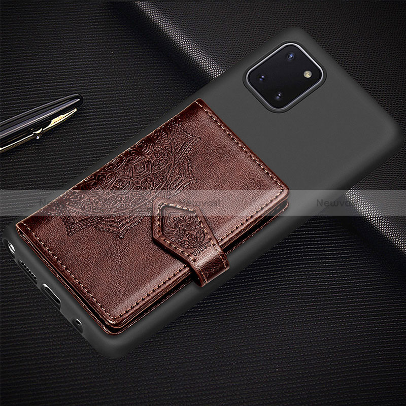 Ultra-thin Silicone Gel Soft Case Cover with Magnetic S02D for Samsung Galaxy M60s