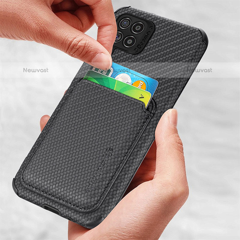 Ultra-thin Silicone Gel Soft Case Cover with Magnetic S02D for Samsung Galaxy M62 4G