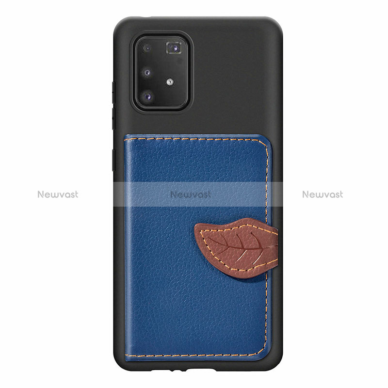 Ultra-thin Silicone Gel Soft Case Cover with Magnetic S02D for Samsung Galaxy S10 Lite