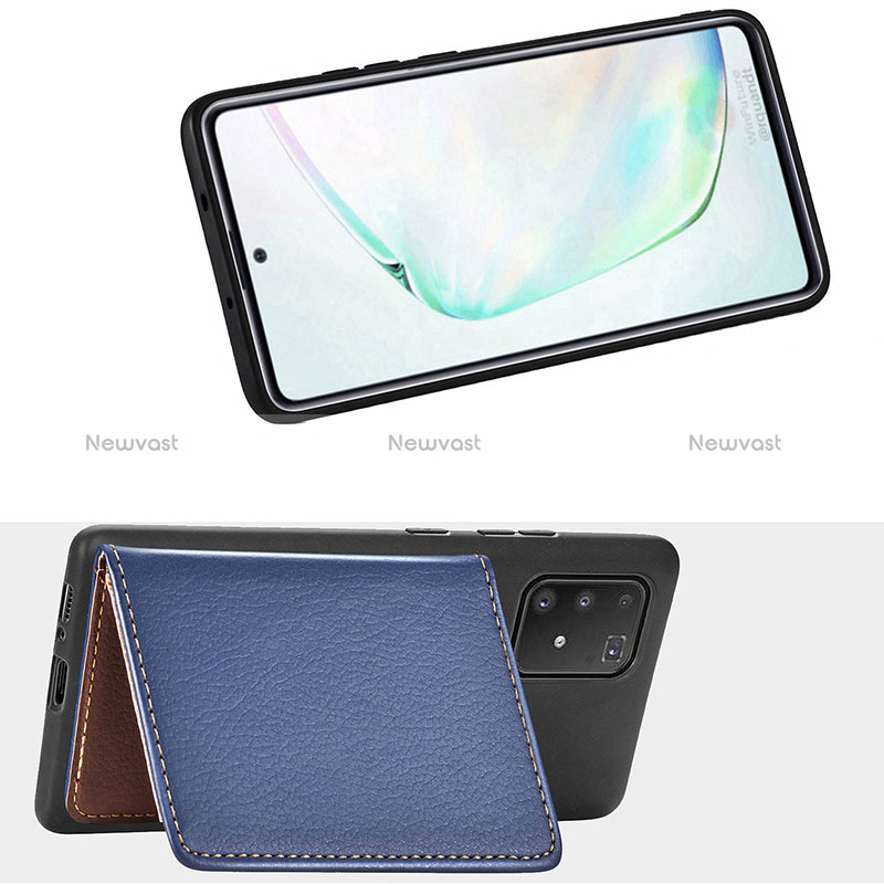 Ultra-thin Silicone Gel Soft Case Cover with Magnetic S02D for Samsung Galaxy S10 Lite