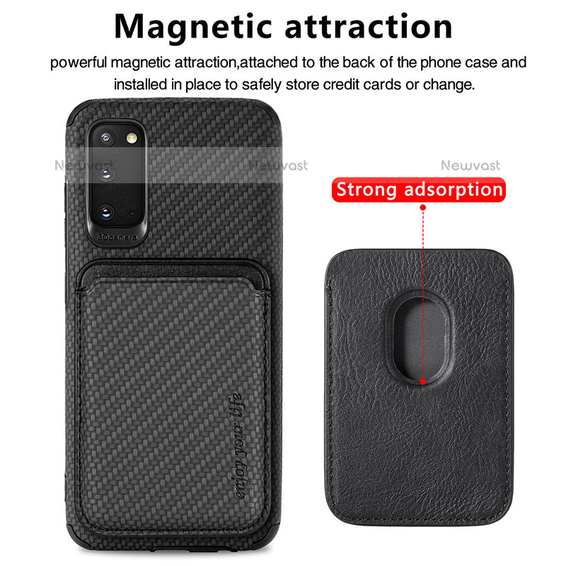 Ultra-thin Silicone Gel Soft Case Cover with Magnetic S02D for Samsung Galaxy S20