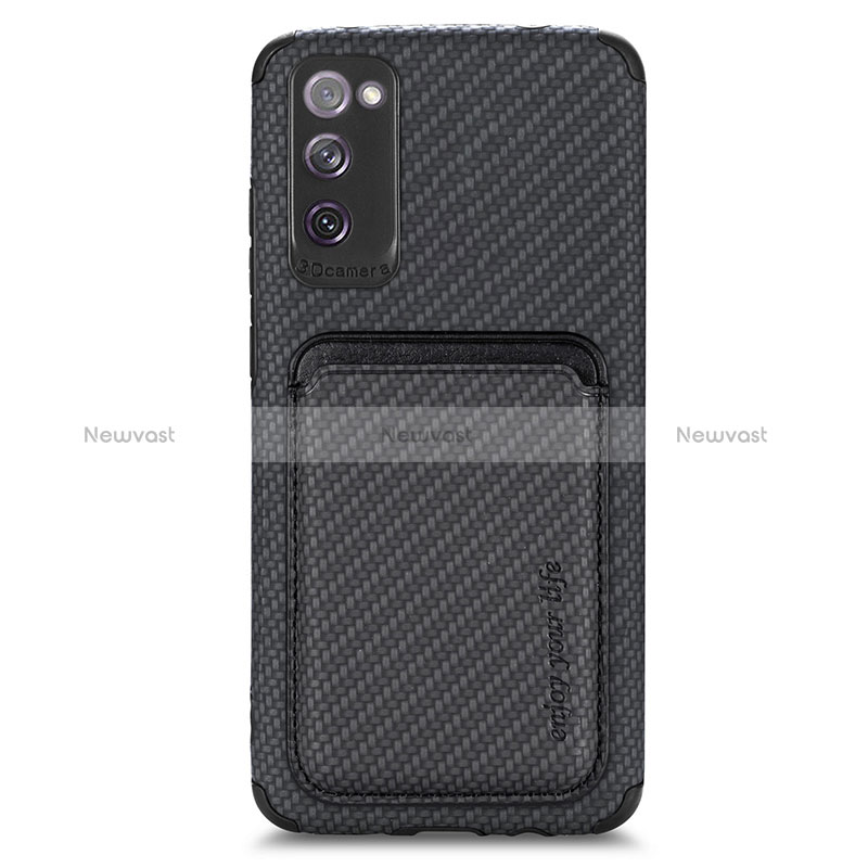 Ultra-thin Silicone Gel Soft Case Cover with Magnetic S02D for Samsung Galaxy S20 Lite 5G