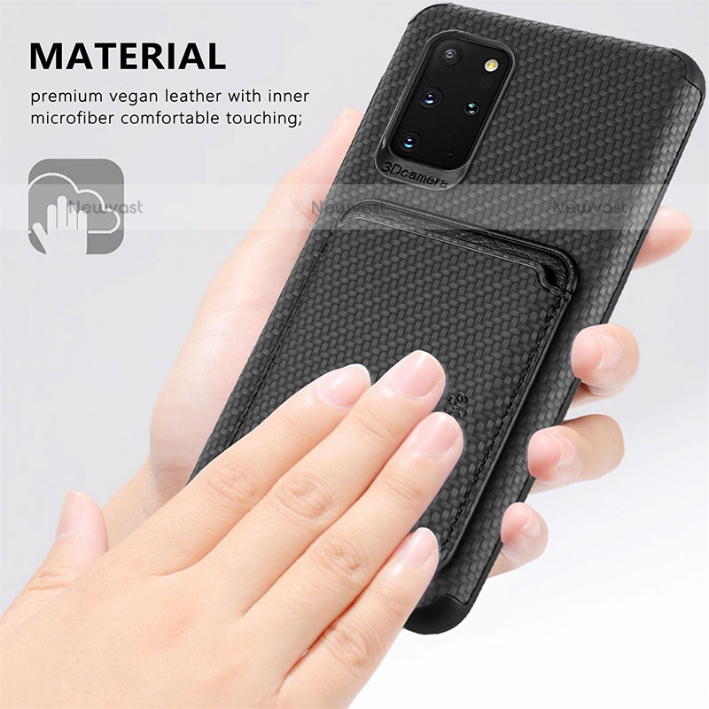 Ultra-thin Silicone Gel Soft Case Cover with Magnetic S02D for Samsung Galaxy S20 Plus 5G