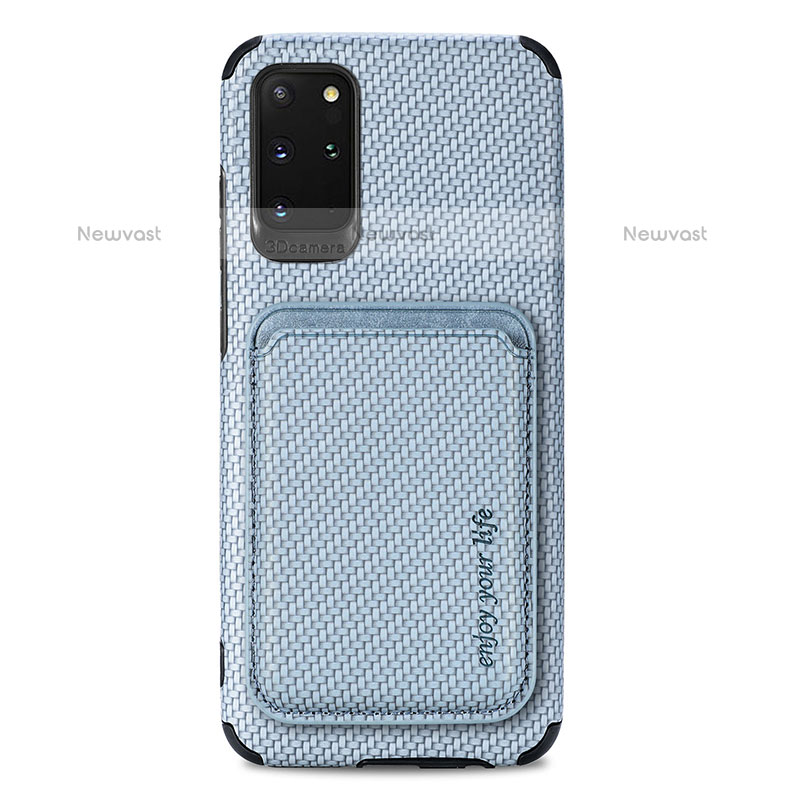 Ultra-thin Silicone Gel Soft Case Cover with Magnetic S02D for Samsung Galaxy S20 Plus 5G