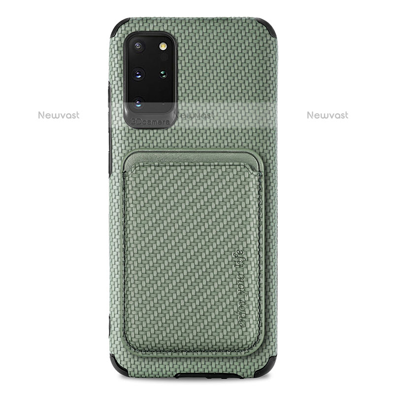 Ultra-thin Silicone Gel Soft Case Cover with Magnetic S02D for Samsung Galaxy S20 Plus 5G