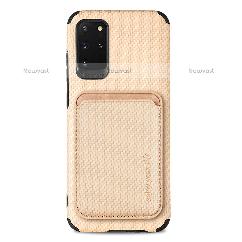 Ultra-thin Silicone Gel Soft Case Cover with Magnetic S02D for Samsung Galaxy S20 Plus 5G