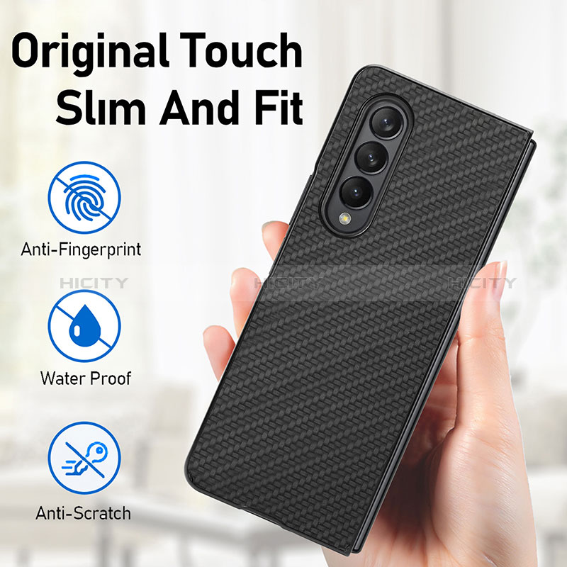 Ultra-thin Silicone Gel Soft Case Cover with Magnetic S02D for Samsung Galaxy Z Fold4 5G