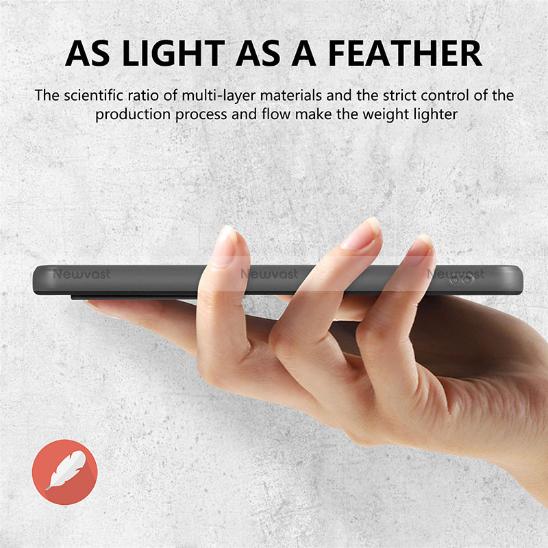 Ultra-thin Silicone Gel Soft Case Cover with Magnetic S02D for Xiaomi Mi 12T 5G