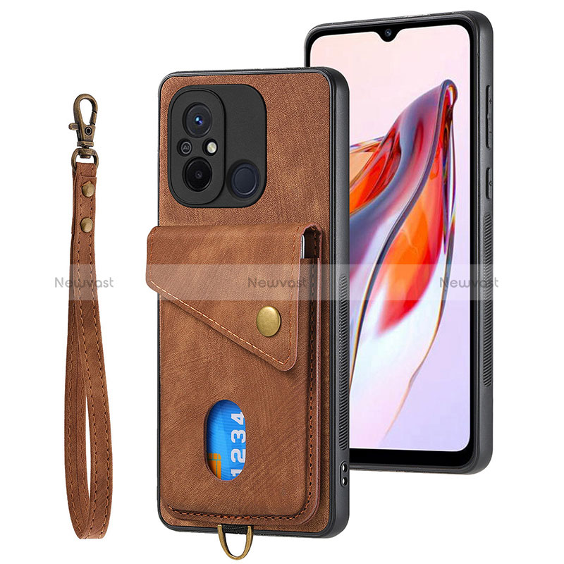 Ultra-thin Silicone Gel Soft Case Cover with Magnetic S02D for Xiaomi Poco C55