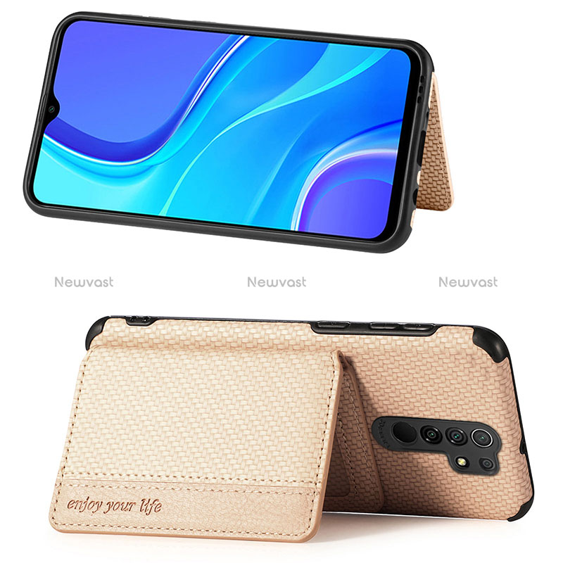 Ultra-thin Silicone Gel Soft Case Cover with Magnetic S02D for Xiaomi Poco M2