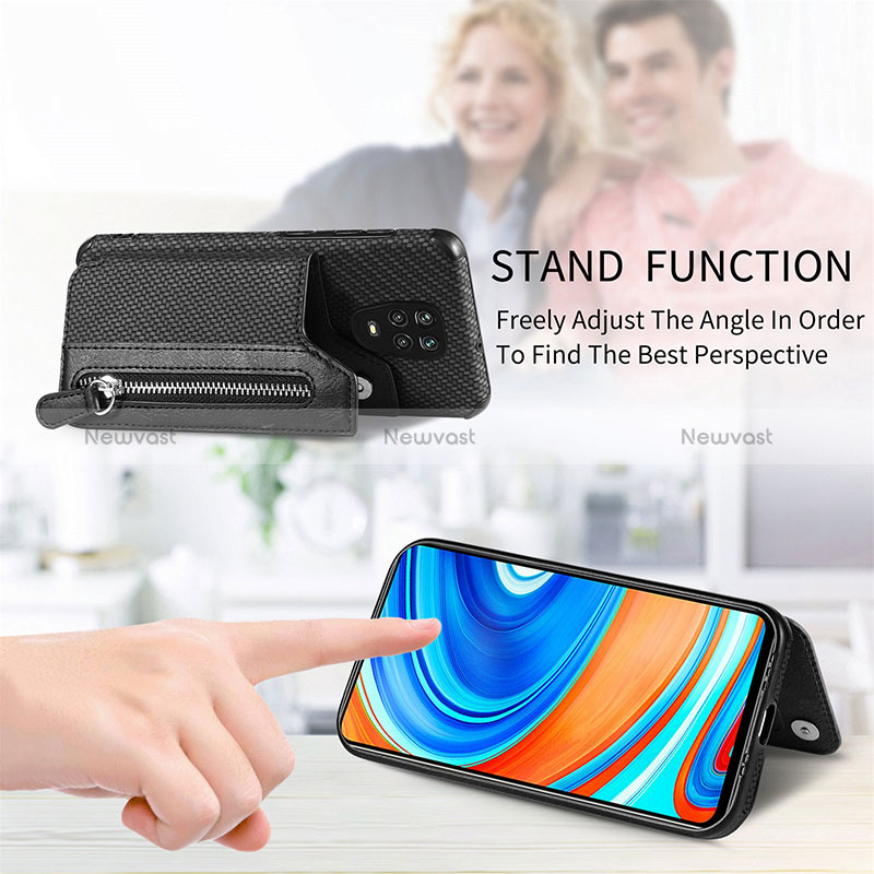 Ultra-thin Silicone Gel Soft Case Cover with Magnetic S02D for Xiaomi Poco M2 Pro