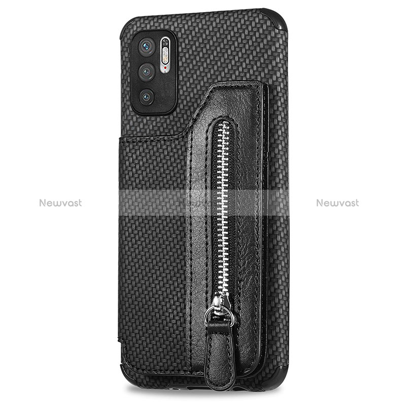 Ultra-thin Silicone Gel Soft Case Cover with Magnetic S02D for Xiaomi POCO M3 Pro 5G