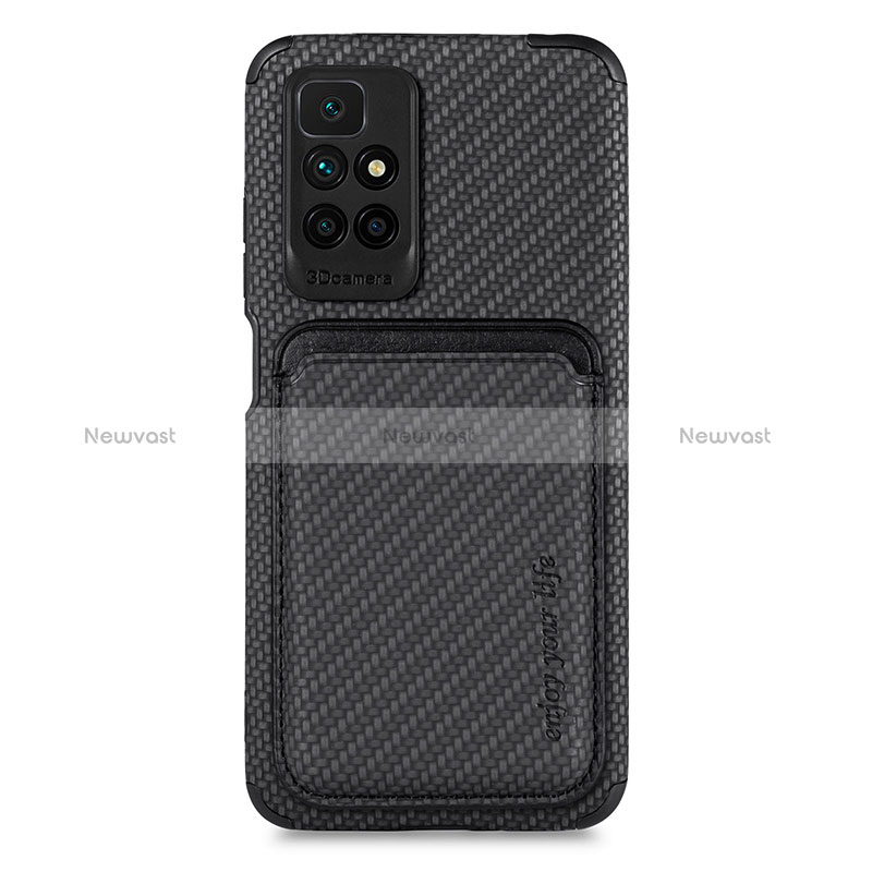 Ultra-thin Silicone Gel Soft Case Cover with Magnetic S02D for Xiaomi Redmi 10 (2022)