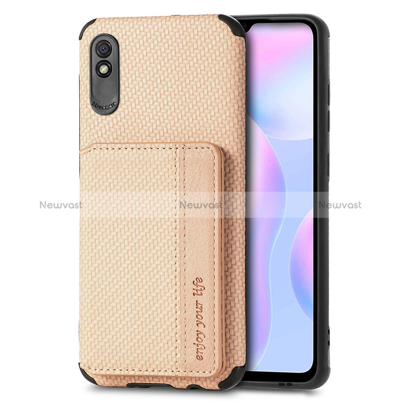 Ultra-thin Silicone Gel Soft Case Cover with Magnetic S02D for Xiaomi Redmi 9A