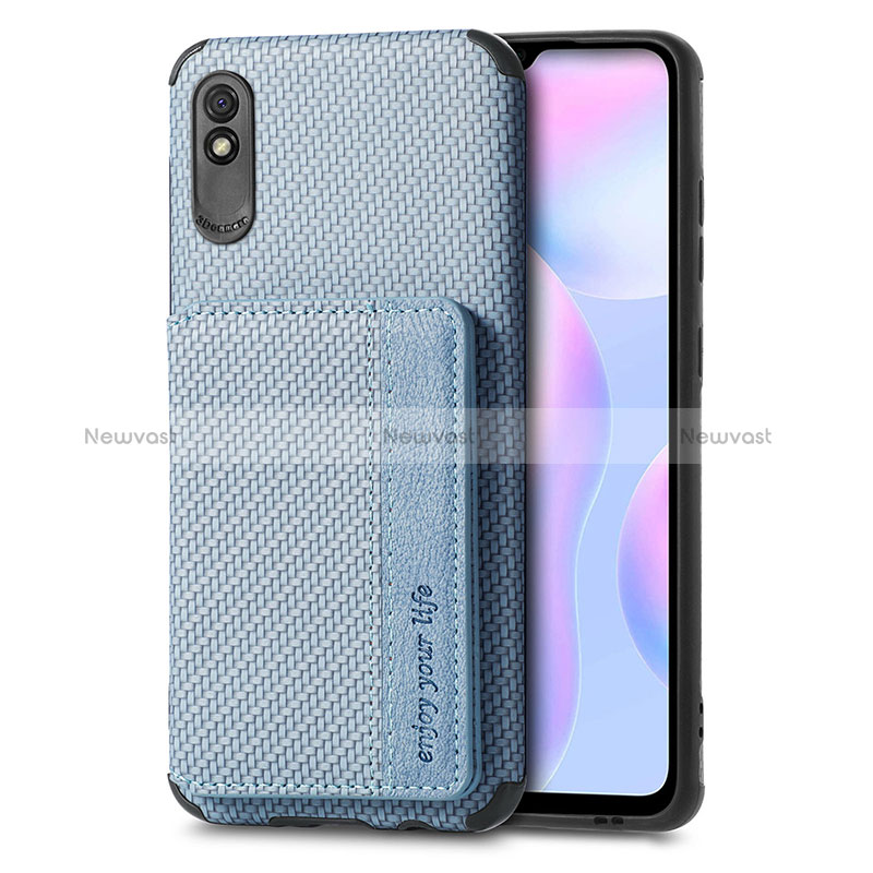 Ultra-thin Silicone Gel Soft Case Cover with Magnetic S02D for Xiaomi Redmi 9AT