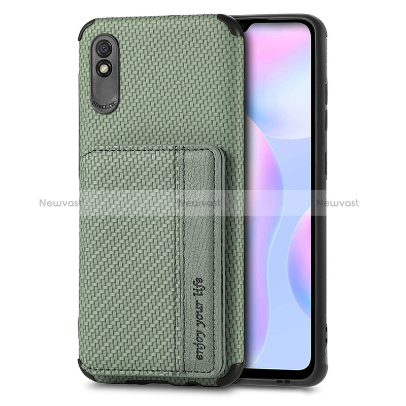 Ultra-thin Silicone Gel Soft Case Cover with Magnetic S02D for Xiaomi Redmi 9AT