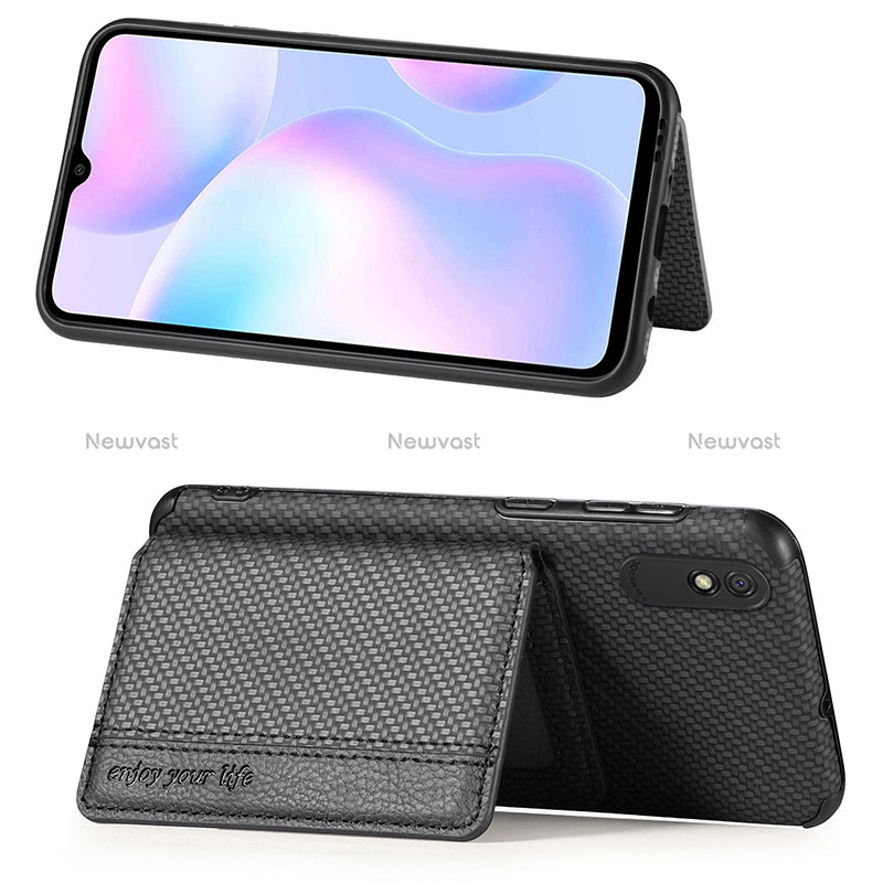 Ultra-thin Silicone Gel Soft Case Cover with Magnetic S02D for Xiaomi Redmi 9i