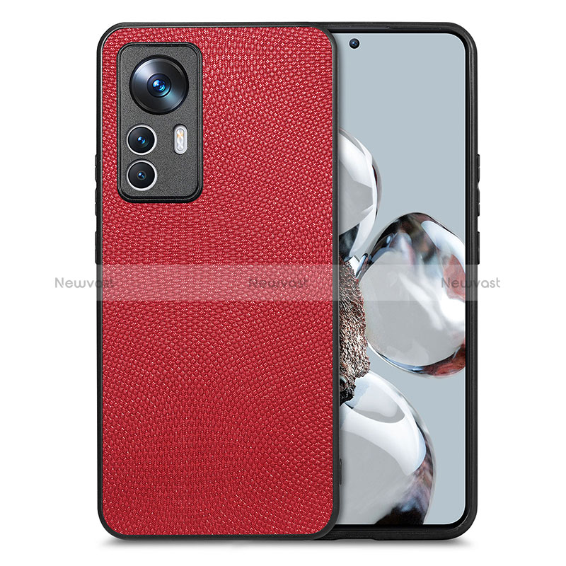 Ultra-thin Silicone Gel Soft Case Cover with Magnetic S02D for Xiaomi Redmi K50 Ultra 5G Red