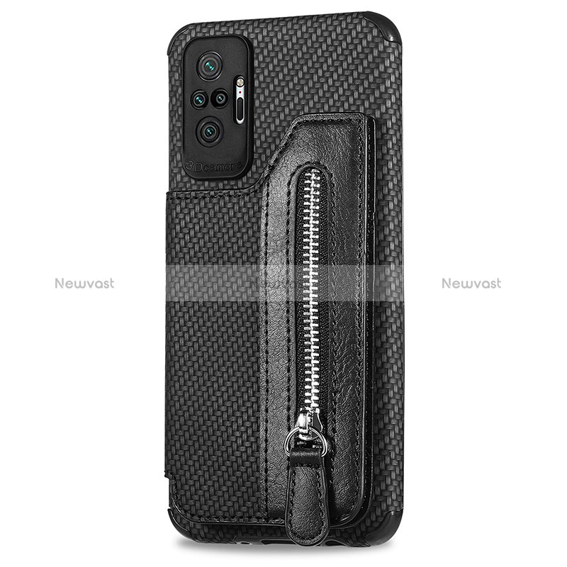 Ultra-thin Silicone Gel Soft Case Cover with Magnetic S02D for Xiaomi Redmi Note 10 Pro Max