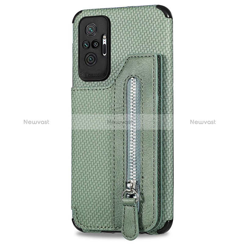 Ultra-thin Silicone Gel Soft Case Cover with Magnetic S02D for Xiaomi Redmi Note 10 Pro Max