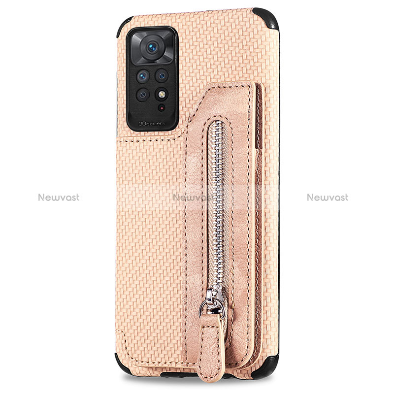 Ultra-thin Silicone Gel Soft Case Cover with Magnetic S02D for Xiaomi Redmi Note 11 4G (2022)