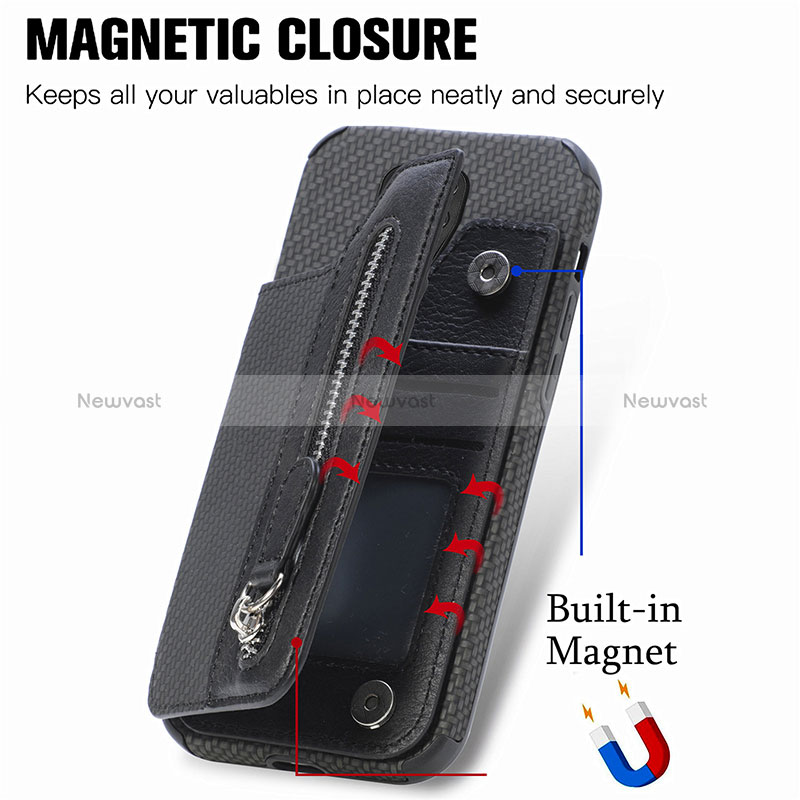 Ultra-thin Silicone Gel Soft Case Cover with Magnetic S02D for Xiaomi Redmi Note 9 Pro Max