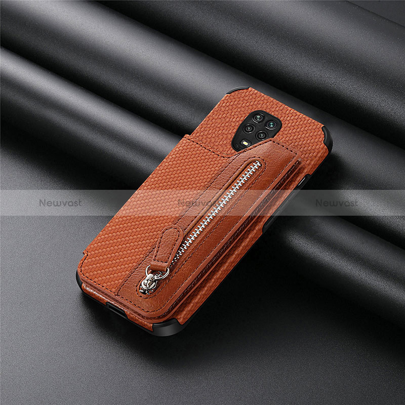 Ultra-thin Silicone Gel Soft Case Cover with Magnetic S02D for Xiaomi Redmi Note 9 Pro Max