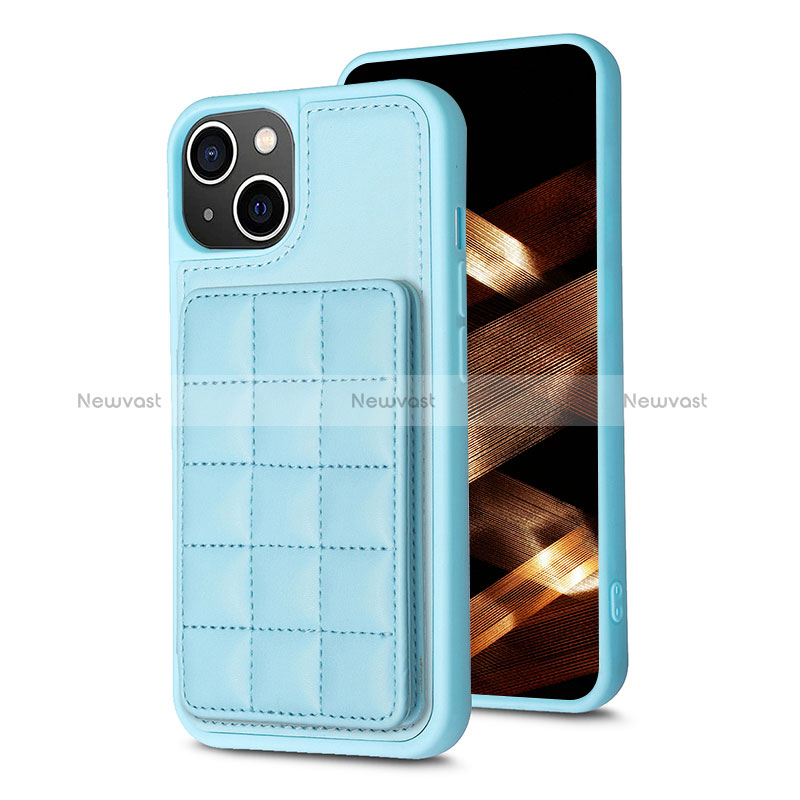 Ultra-thin Silicone Gel Soft Case Cover with Magnetic S03D for Apple iPhone 15