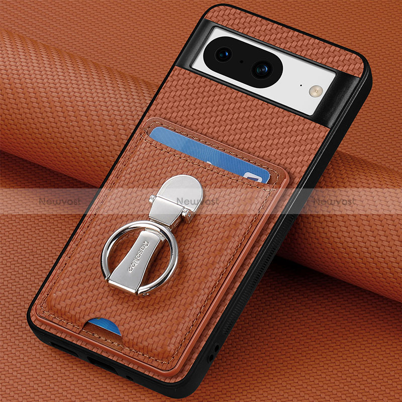 Ultra-thin Silicone Gel Soft Case Cover with Magnetic S03D for Google Pixel 8 5G