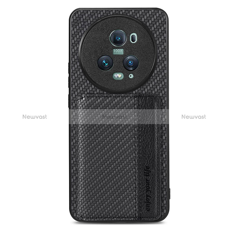 Ultra-thin Silicone Gel Soft Case Cover with Magnetic S03D for Huawei Honor Magic5 Pro 5G