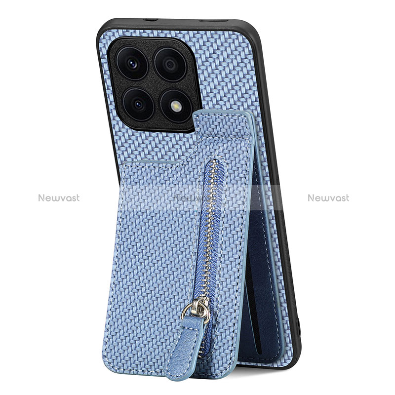 Ultra-thin Silicone Gel Soft Case Cover with Magnetic S03D for Huawei Honor X8a 4G