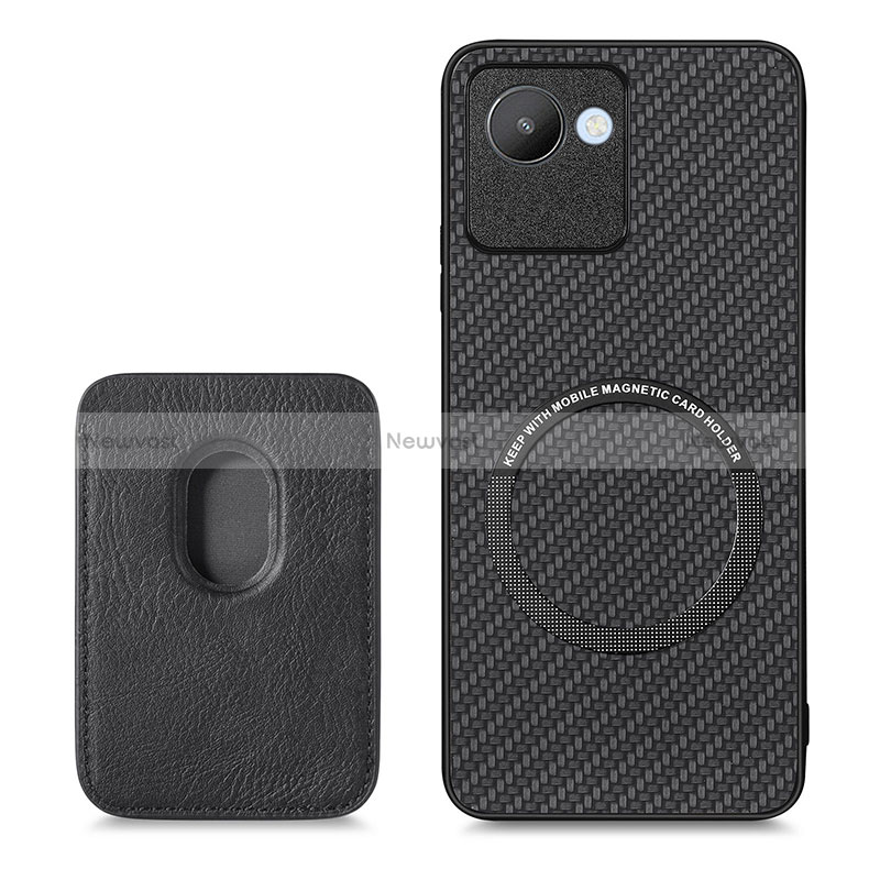 Ultra-thin Silicone Gel Soft Case Cover with Magnetic S03D for Realme C30