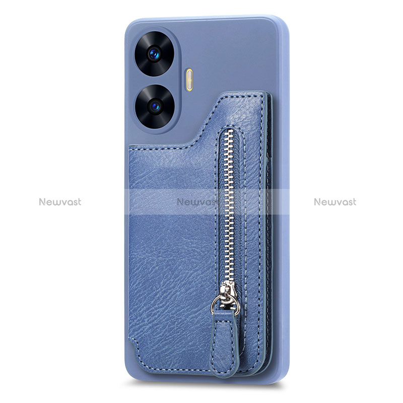 Ultra-thin Silicone Gel Soft Case Cover with Magnetic S03D for Realme C55