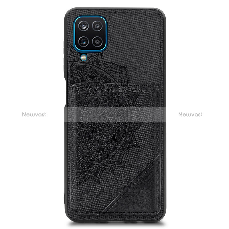 Ultra-thin Silicone Gel Soft Case Cover with Magnetic S03D for Samsung Galaxy A12 5G