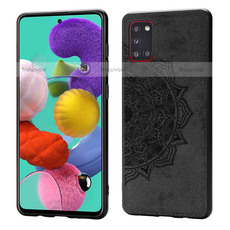 Ultra-thin Silicone Gel Soft Case Cover with Magnetic S03D for Samsung Galaxy A31